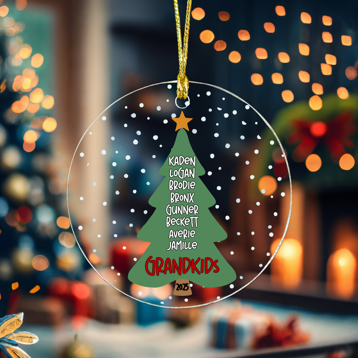 Grandkids Ornament- Tree