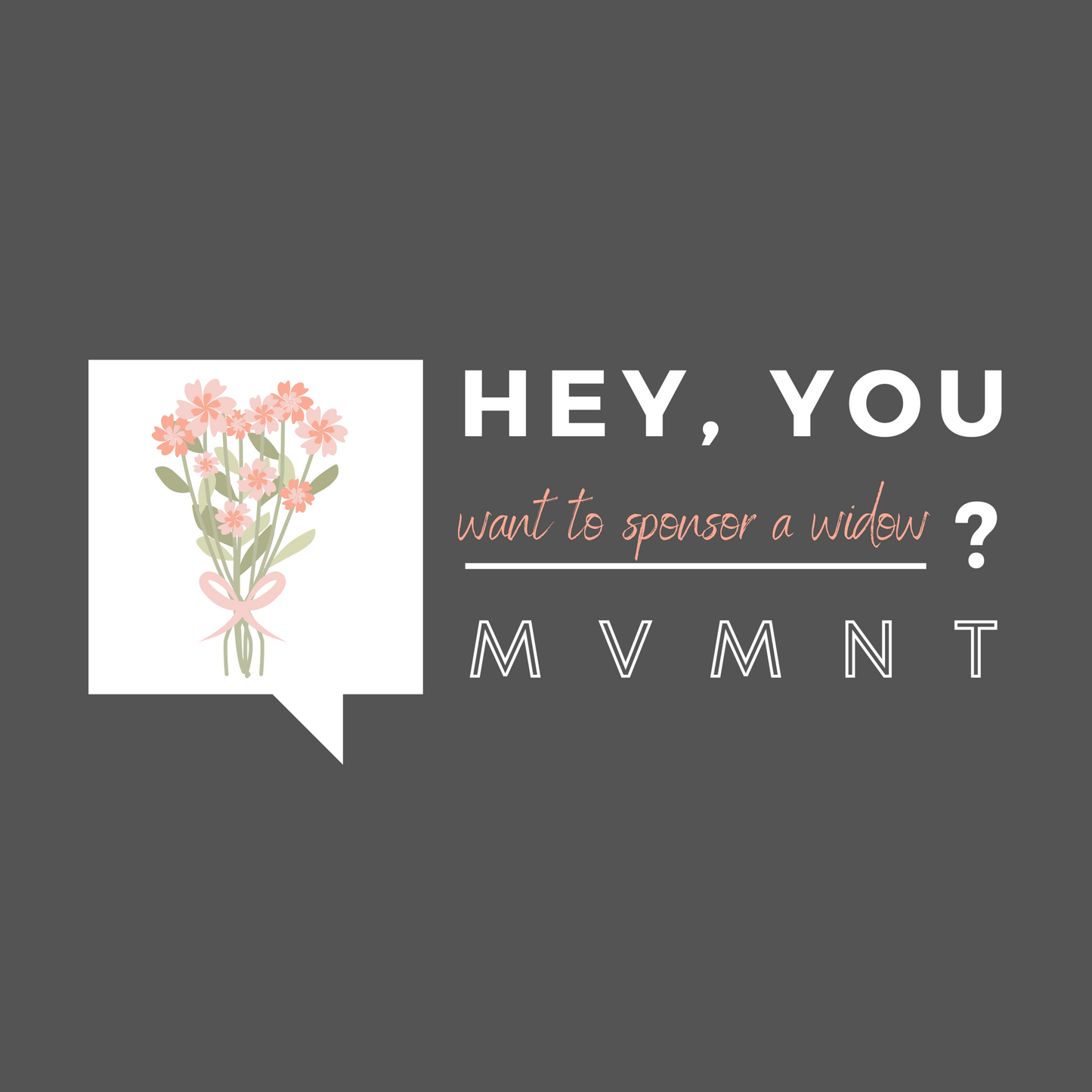 Sponsor A Widow- Spring Edition