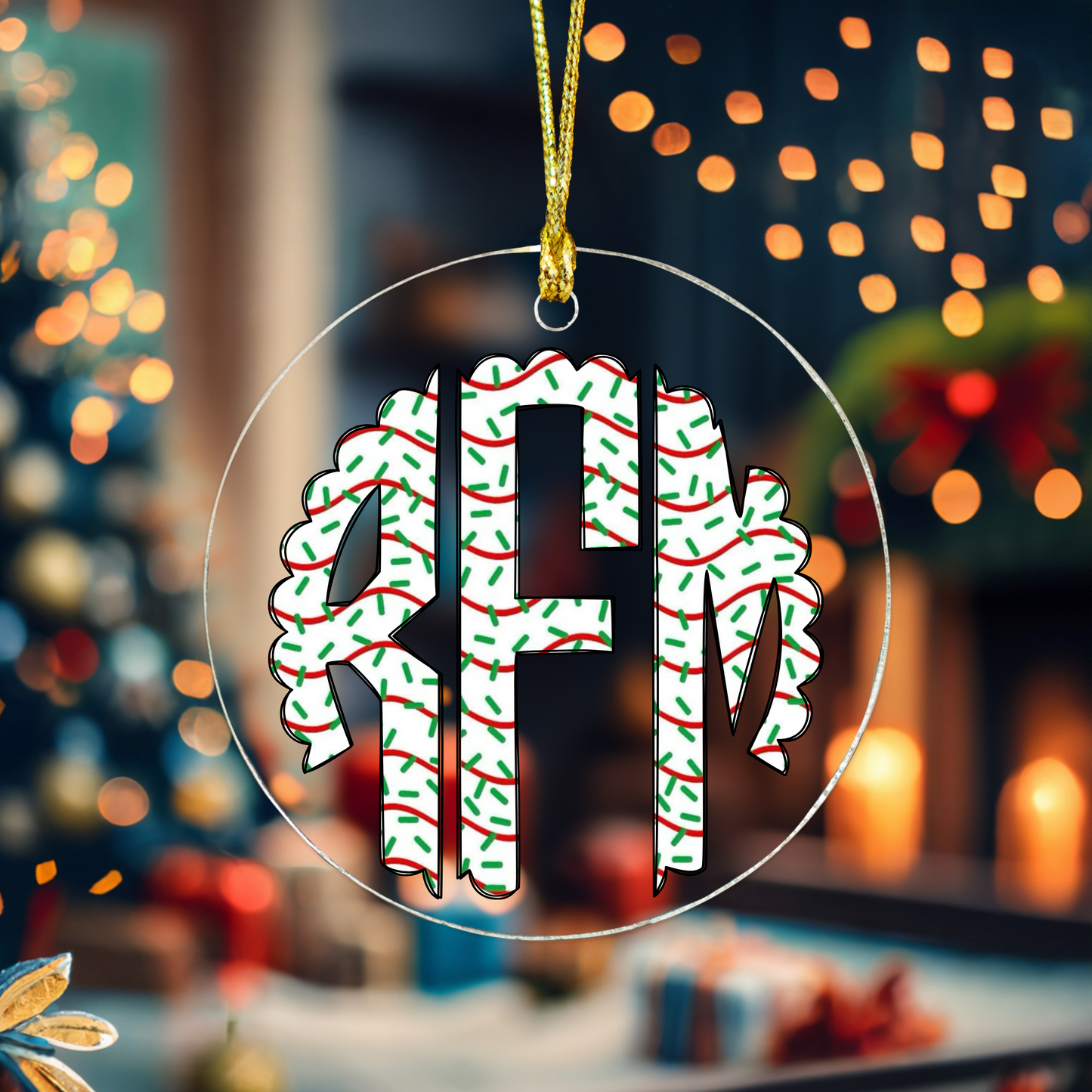 Ornament- Tree Cake- Custom