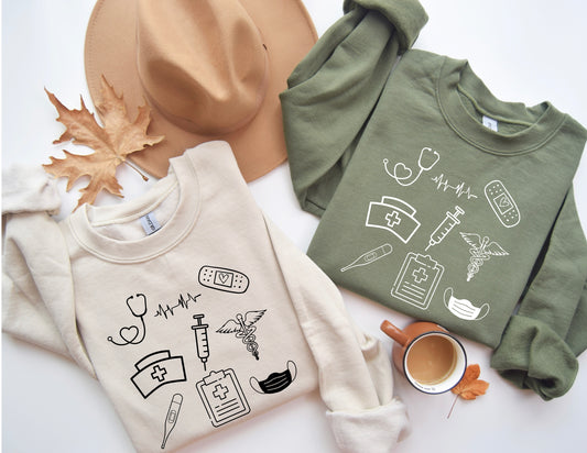 Nursing Sweatshirt- 2 Colors